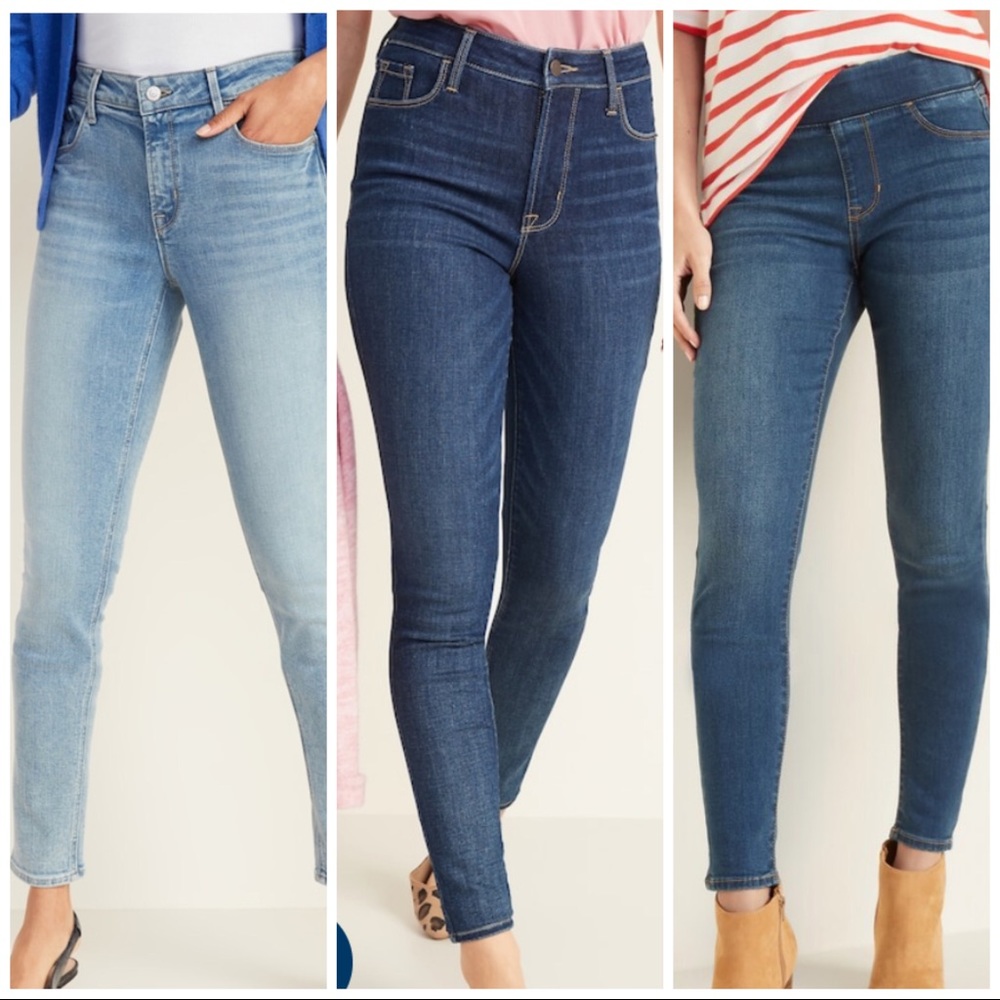 3 PAIR BUNDLE! Old Navy Women’s Jeans + Jeggings